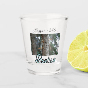 Verre A Shot Amis animaux meilleures copines ajoutez nom photo