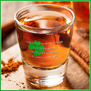 Verre A Shot [Amis irlandais] Toast de la Saint-Patricks - Clai