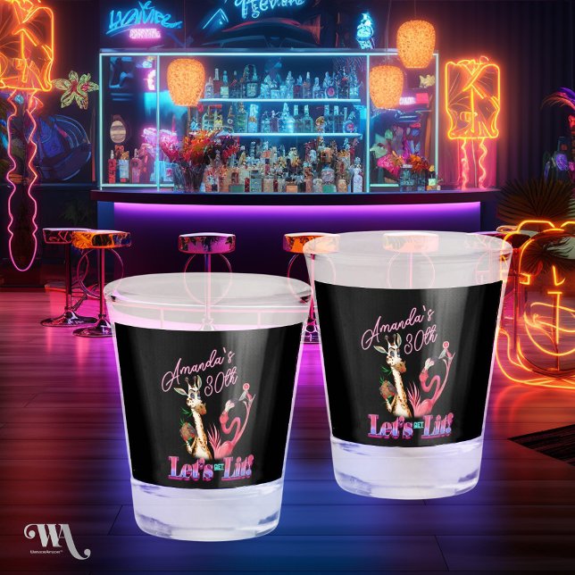 Verre A Shot Amusons-nous Lit Cocktail Adulte Anniversaire (Créateur téléchargé)