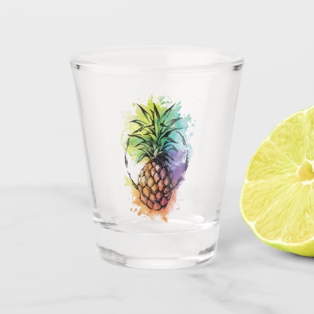 Verre A Shot Ananas (Devant)