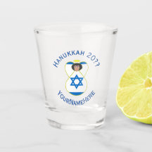 Ange de Hanukkah avec drapeau israélien personnali