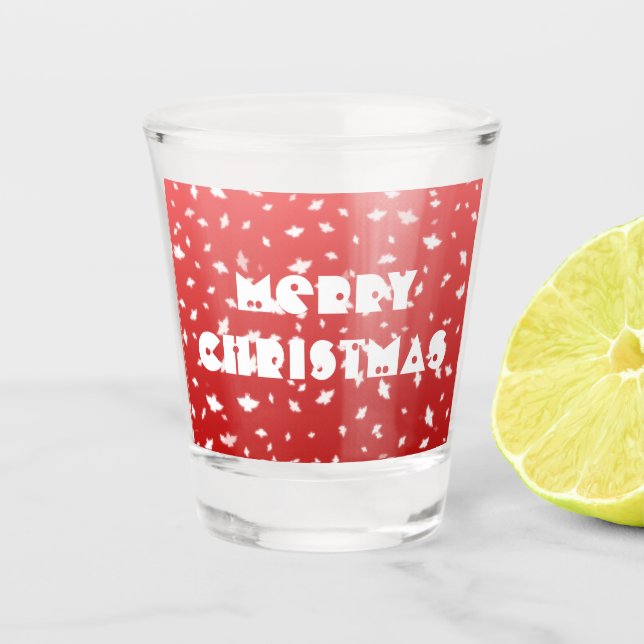 Verre A Shot Anges de Noël (Devant)