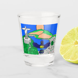 Verre A Shot Animaux du monde, Brésil : Hyacinth Macaw