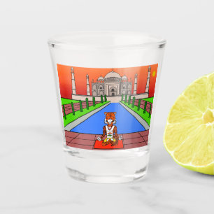 Verre A Shot Animaux du monde, Inde : Tigre
