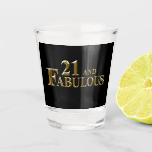Verre A Shot Anniversaire 21 ans