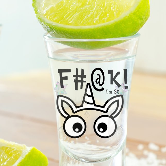 Verre A Shot Anniversaire amusant Obtenir Vieille Réalisation T (Créateur téléchargé)