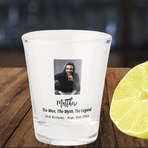 Verre A Shot Anniversaire photo homme mythe légende fun
