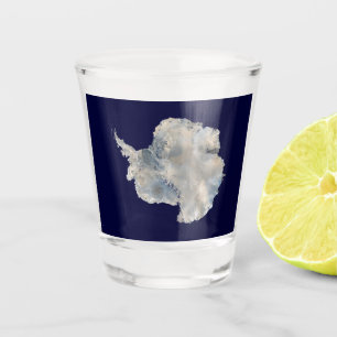 Verre A Shot Antarctique (NASA Blue Marble Imagery)