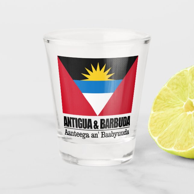 Verre A Shot Antigua-et-Barbuda (Devant)