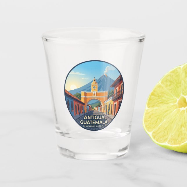 Verre A Shot Antigua Guatemala Guatemala (Devant)