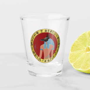 Verre A Shot Anubis, Dieu égyptien