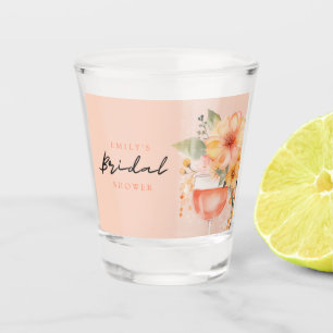 Verre A Shot Aperol Spritz Floral Réception de Mariage