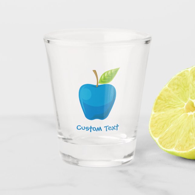 Verre A Shot Apple Blue (Devant)
