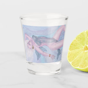 Verre A Shot Aquarelle art Vénus déesse de l'amour esprit desig