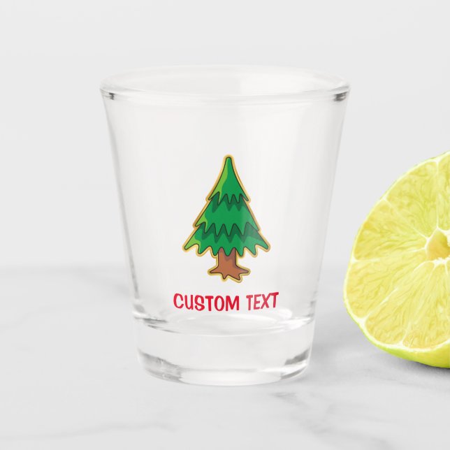 Verre A Shot Arbre de Noël (Devant)