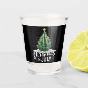 Verre A Shot Arbre de Noël en pastèque Noël en juillet Eté