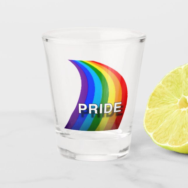 VERRE A SHOT ARC-EN-CIEL DE LA FIERTE #1 (Devant)