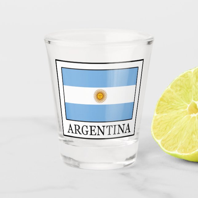 Verre A Shot Argentine (Devant)