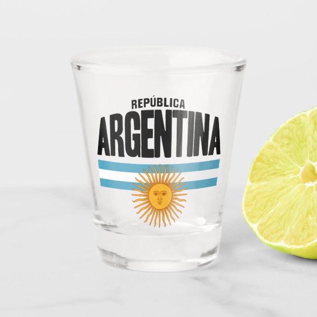 Verre A Shot Argentine (Devant)