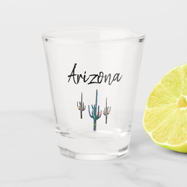 Verre A Shot Arizona Saguaro Cactus Coupe (Devant)