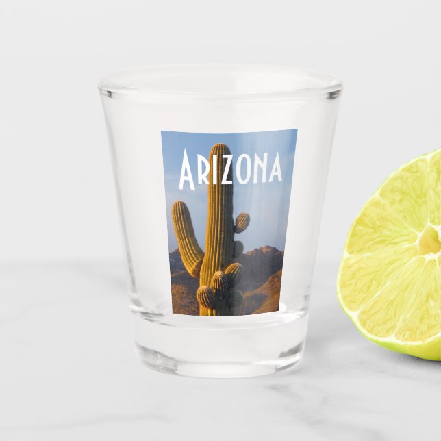 Verre A Shot Arizona - Sunlit Saguaro (Devant)