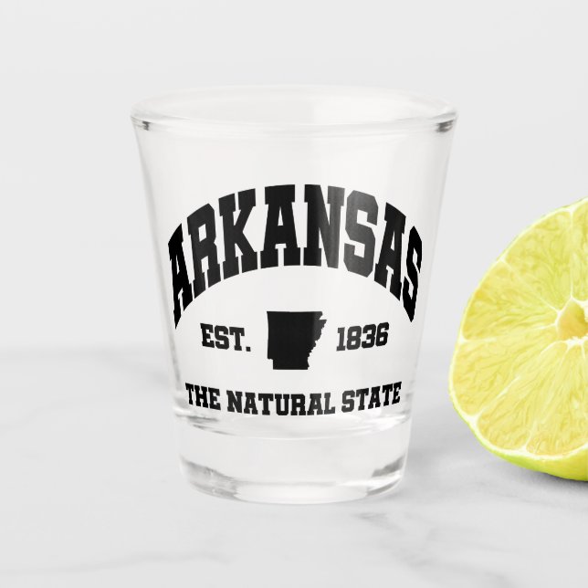Verre A Shot Arkansas vintage (Devant)