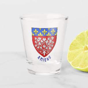 Verre A Shot Armoiries d'Amiens, France