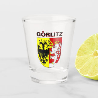Verre A Shot Armoiries de Görlitz, Allemagne