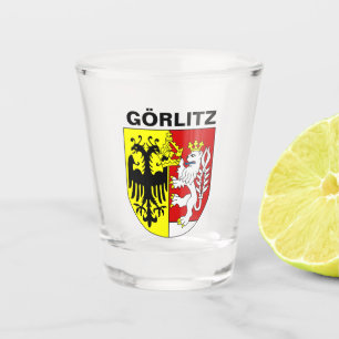 Verre A Shot Armoiries de Görlitz, Allemagne