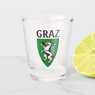 Verre A Shot Armoiries de Graz - AUTRICHE