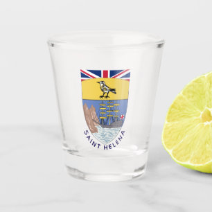 Verre A Shot Armoiries de Sainte-Hélène