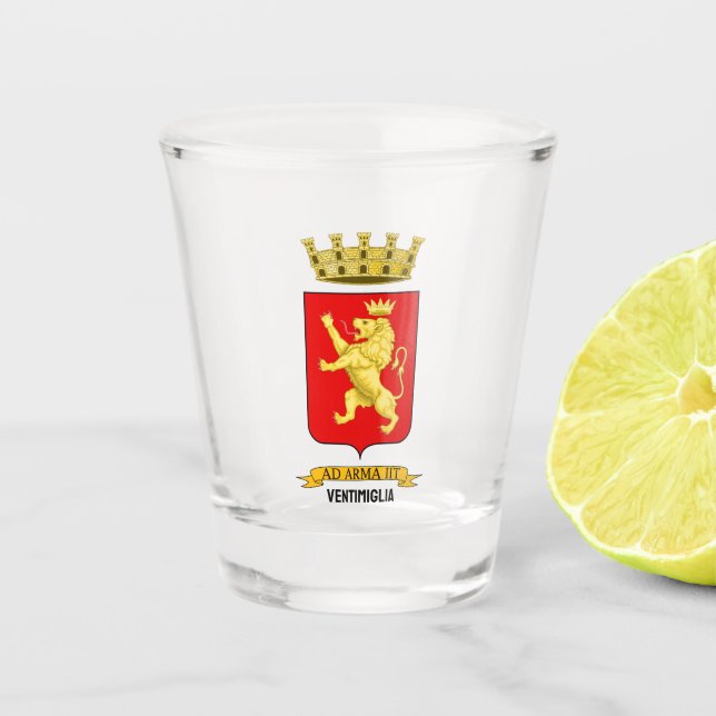 Verre A Shot Armoiries de Vintimille (Devant)