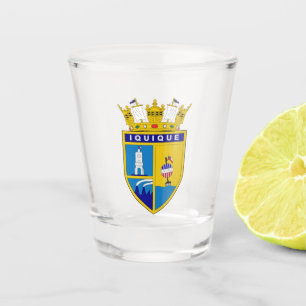 Verre A Shot Armoiries d'Iquique, Chili
