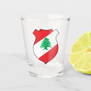 Verre A Shot Armoiries du Liban