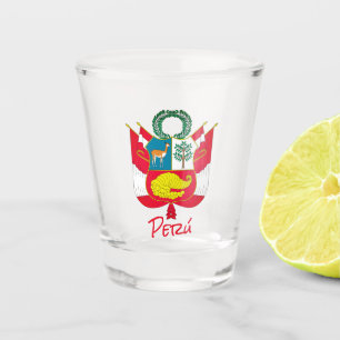 Verre A Shot Armoiries du Pérou