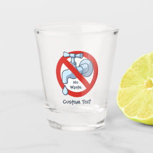 Verre A Shot Arrêter les déchets d'eau