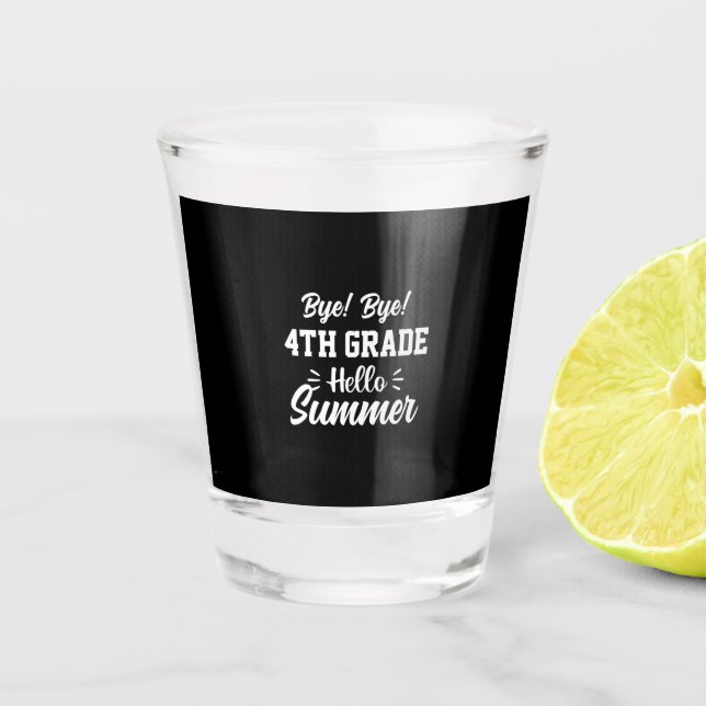 Verre A Shot Art | 4e année Bonjour été (Devant)