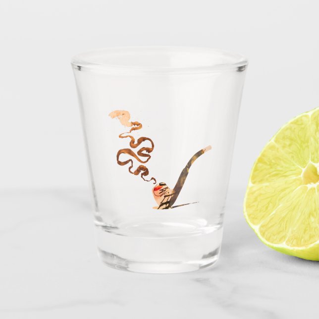 Verre A Shot Art de fumer la pipe 1 (Devant)