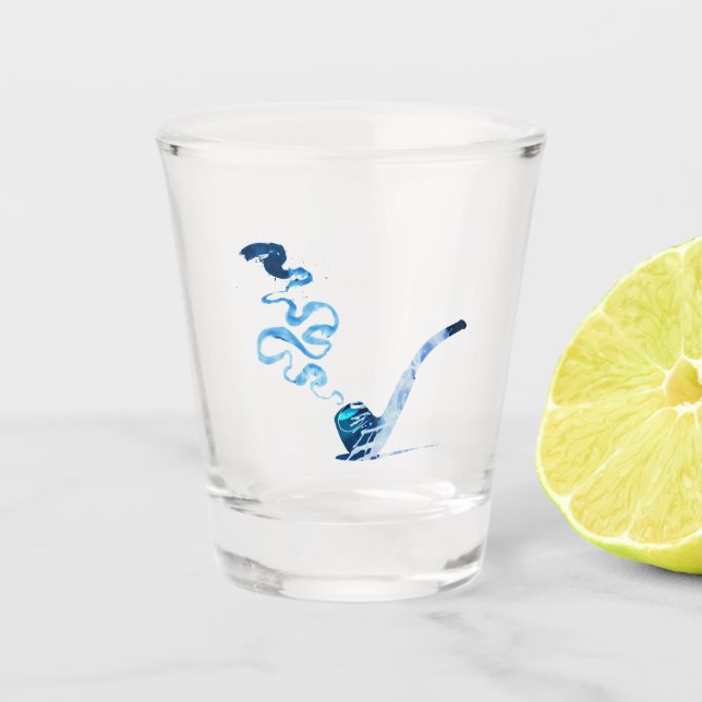 Verre A Shot Art de fumer la pipe 2 (Devant)