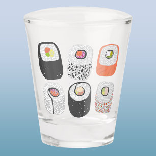 Verre A Shot Art de nourriture japonaise Sushi Fun