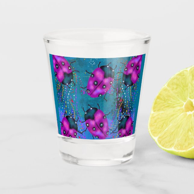VERRE A SHOT ART LADYBUG (Devant)