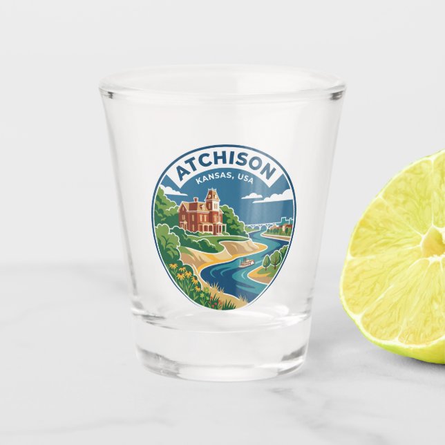 Verre A Shot Atchison États-Unis (Devant)