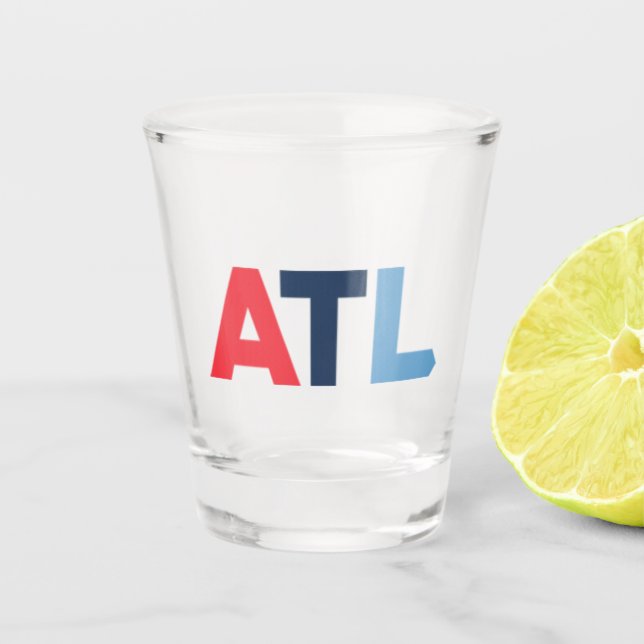 VERRE A SHOT ATLANTA GEORGIE (Devant)