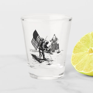 Verre A Shot Atterrissage de la lune