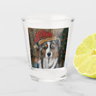 Verre A Shot Australian Shepherd