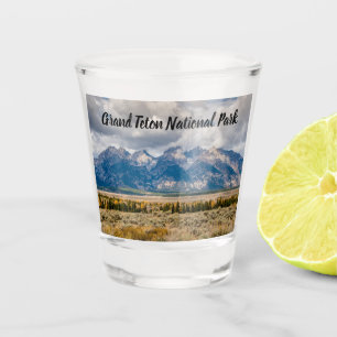 Verre A Shot Automne dans les montagnes