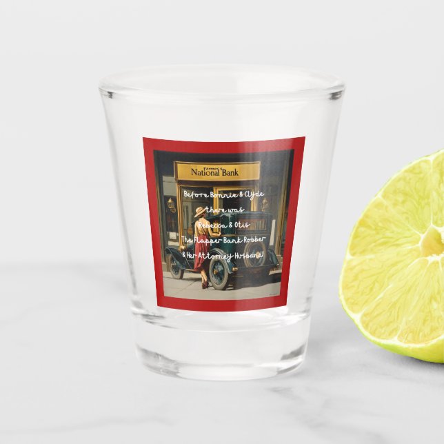 Verre A Shot Avant Bonnie & Clyde Texas avait Rebecca & Otis (Devant)