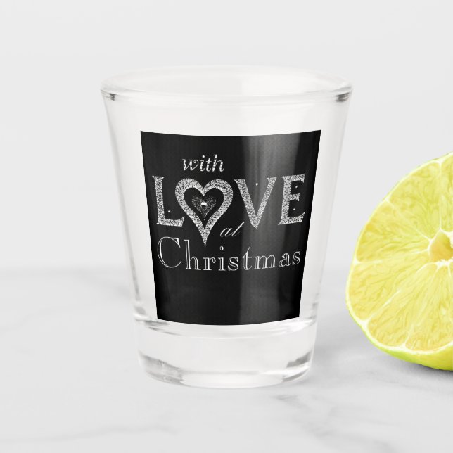 VERRE A SHOT ***AVEC AMOUR À NOËL*** (Devant)