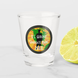 Verre A Shot B.S. Géologie - Logo des diplômes (Diplômé masculi