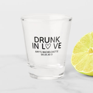 Verre A Shot Bachelorette Favoriser "ivre amoureux" Cadeau